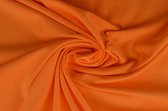 Katoen tricot stof - Oranje - 10 meter