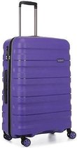 Antler - Juno Reiskoffer - 77L - 4 Wielen - Hardcase - Paars
