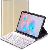 Bluetooth Toetsenbord voor Samsung Galaxy Tab S6 Toetsenbord & Hoes - QWERTY Keyboard case - Auto/Wake functie - Goud