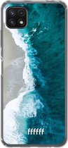6F hoesje - geschikt voor Samsung Galaxy A22 5G -  Transparant TPU Case - Beach all Day #ffffff