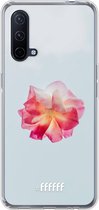 6F hoesje - geschikt voor OnePlus Nord CE 5G -  Transparant TPU Case - Rouge Floweret #ffffff