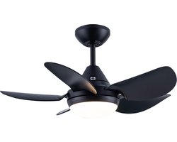 Evolar Plafondventilator met Verlichting - 76 cm - Stille Plafondlamp met Ventilator - Dimbaar Warm Wit Licht (LED) - EVO-CF30B