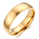 Victorious Ring Goud Staal Heren en Dames – Maat 72 (23.1mm)