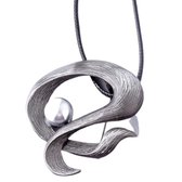 Ketting-Noa-Metaal-Zilverkleur-Koordketting- Allergievrij-70 cm-Charme Bijoux