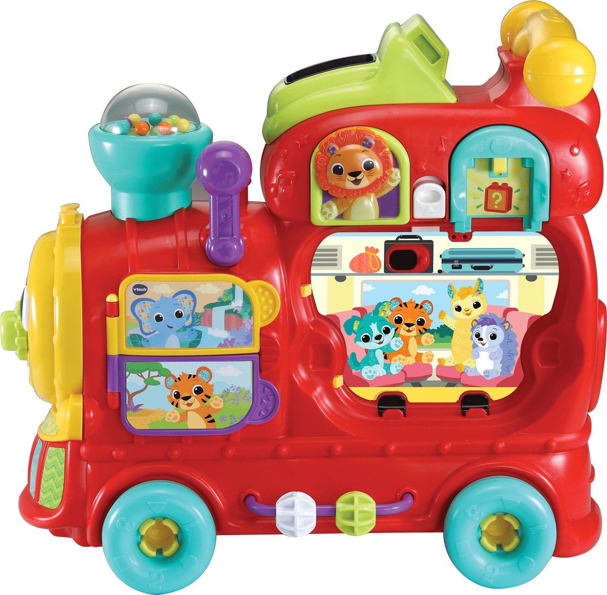 VTech Baby Rijd & Leer Letterlocomotief - Interactief & Educatief Speelgoed - Cijfers, Kleuren en Letters - Cadeau - Baby Speelgoed 1 Jaar tot 3 Jaar — afbeelding 2