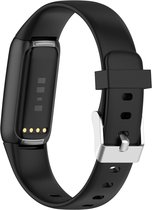 YONO Fitbit Luxe - Siliconen - Zwart - Grand