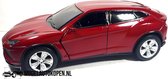 Lamborghini Urus (Rood) (10 cm) 1/43 Kinsmart - Modelauto - Schaalmodel - Model auto - Miniatuurauto - Miniatuur autos
