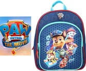 PAW PATROL - Rugzak The Movie | Rugzak met voorvak 30 cm | Blauw - peuter/kleuter - Nickelodeon