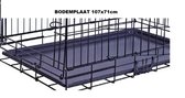 Bench – Bodemplaat – Plastic – Xlarge – 107x71cm