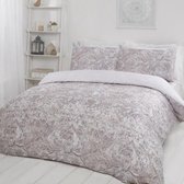 Dekbedovertrek Paisley warm grey / Lits-jumeaux