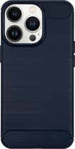 BMAX Carbon soft case hoesje voor Apple iPhone 13 Pro - Telefoonaccessoires - Telefoonhoesjes - Telefonie & Accessoires - Soft cover - Telefoonhoesje - Beschermhoesje - Telefoonbes