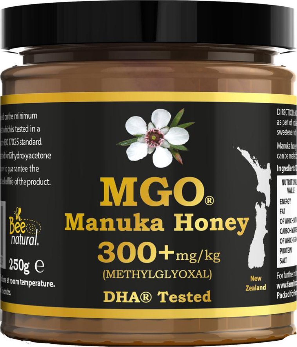 Miel de manuka monofloral cru MGO 250+