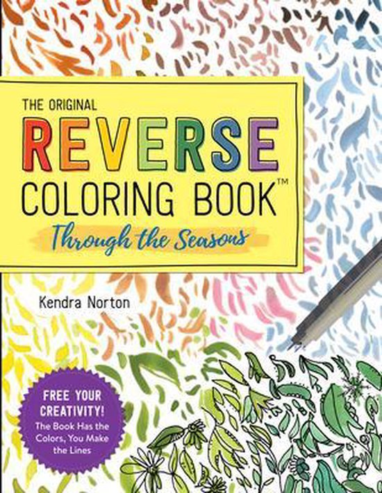 The Reverse Coloring Book™: Through the Seasons - cover