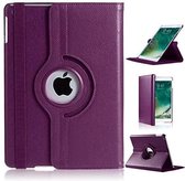 iPad 2021 hoes - iPad 9e/8e/7e Generatie hoes - iPad 10,2 inch - iPad 2019/2022 - 360° draaibare Bookcase - Paars