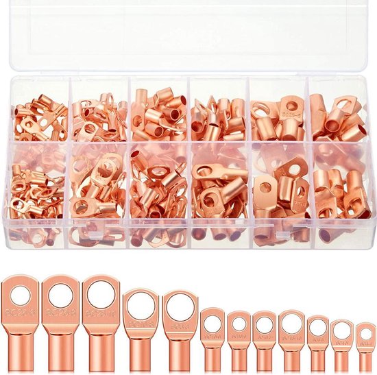 Buiskabelschoenenset, 120 stuks, buiskabelschoenen, kabelschoenenset