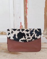 Multicolor leren heuptas met dierenprint nr26
