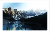 Walljar - Moraine Lake - Muurdecoratie - Plexiglas schilderij