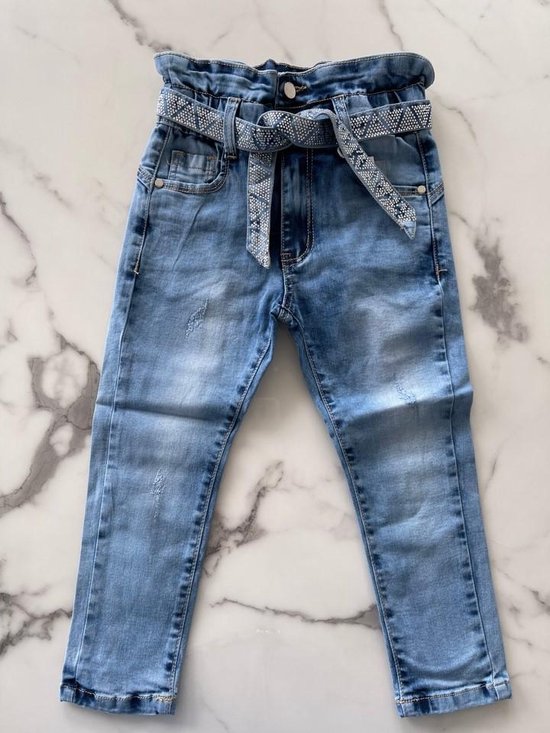 Meisjes jeansbroek | Spijkerbroek | Skinny jeans | Lange broek voor meisjes  75%... | bol.com