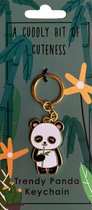 Sleutelhanger Panda “A Cuddly Bit of Cuteness” | Schattig Cadeautje voor Kinderen of Volwassenen | Pandabeer Geschenk Idee | Verjaardagscadeautje | Sinterklaas Surprise | Kerst Ges