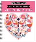 Brain Games - Sticker by Number- Brain Games - Sticker by Number: Valentine's Day
