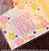 50 Uitdeelzakjes Thank You 10 x 13 cm met plakstrip - Cellofaan Plastic Traktatie Kado Zakjes - Snoepzakjes - Koekzakjes - Koekje - Bedankt - Bedankje