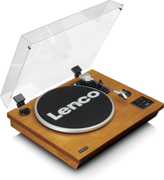 Lenco - Platine vinyle avec deux haut-parleurs externes LS-300WD
