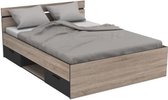 CBA - Bed Micheline 140 x 190 cm - 140x190 - Bruin