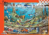 Puzzel puzzelman - onder water danker jan - 1000 stukjes