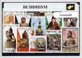 Boeddhisme – Luxe postzegel pakket (A6 formaat) : collectie van verschillende postzegels van boeddhisme – kan als ansichtkaart in een A6 envelop - authentiek cadeau - kado - geschenk - kaart - Gautama Boeddha - india - geloof - religie - tanha - zen
