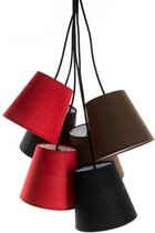 Plafondlamp DKD Home Decor Stof Ijzer (40 x 100 cm)