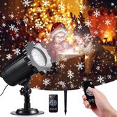 Projectorlamp | Kerstverlichting | Kerstversiering | Afstandsbediening | Sneeuwvlok | Timer | Waterdicht