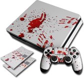 Blood PS4 Slim skin + 2 controller stickers - Foxx Decals