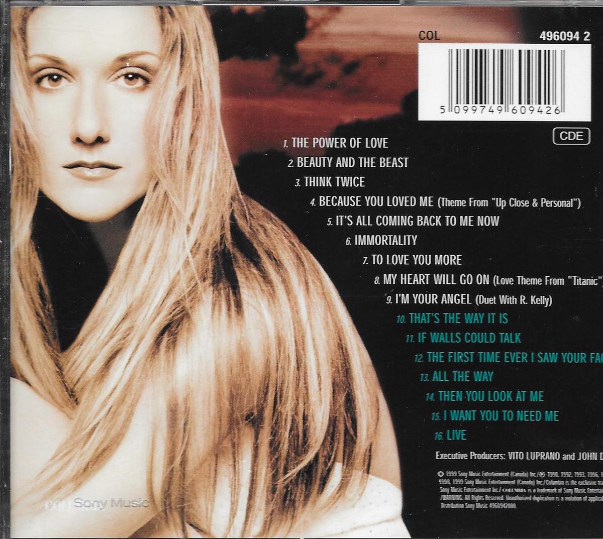 All The Way...A Decade Of Song, Céline Dion CD (album) Muziek All The Way...A Decade Of Song, Céline Dion CD (album) Muziek