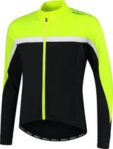 Rogelli Course - Wielershirt Lange Mouwen - Fietsshirt Heren - Zwart/Fluor/Wit - Maat 4XL