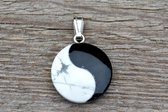 Edensteen Yin Yang hanger - Onyx en Howliet