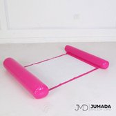 Jumada's Opblaasbaar Hangmat voor Zwembad - Luchtbed Zwembad - Luchtmatras - Waterhangmat - Roze
