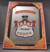 miroir SMIRNOFF vodka 22cm x 32cm