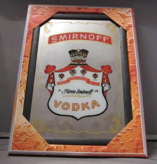 spiegel SMIRNOFF vodka 22cm x 32cm