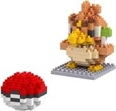 Bouw je eigen Farfetch pokemon figuur speelgoed + inclusief pokeball GO - figuren - bekend van de kaarten en TV - Jongen & meisjes - cadeau tip