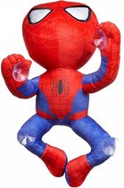 Spiderman Marvel pluche knuffel klimmend met zuignap 30 cm | Marvel spider man DC comics | Spiderman Deadpool Avengers movie Miles Venom | Spiderman speelgoed pop voor kinderen