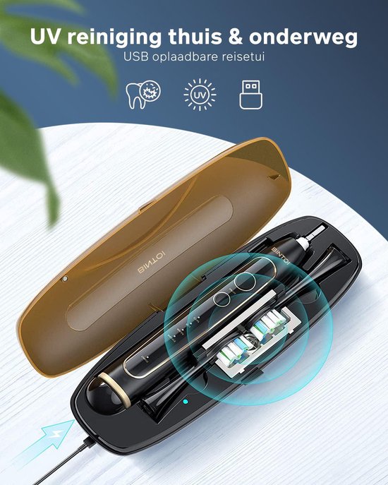 Bintoi® iSonic UV D600 - Elektrische Tandenborstel met UV-Sterilisator - BINTOI