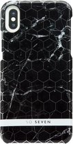 So Seven Milan Back Case - Geschikt voor Apple iPhone X/XS (5.8") - Zwart