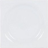 Platt tallrik Zen Porselein Wit (24 x 24 x 2,5 cm)