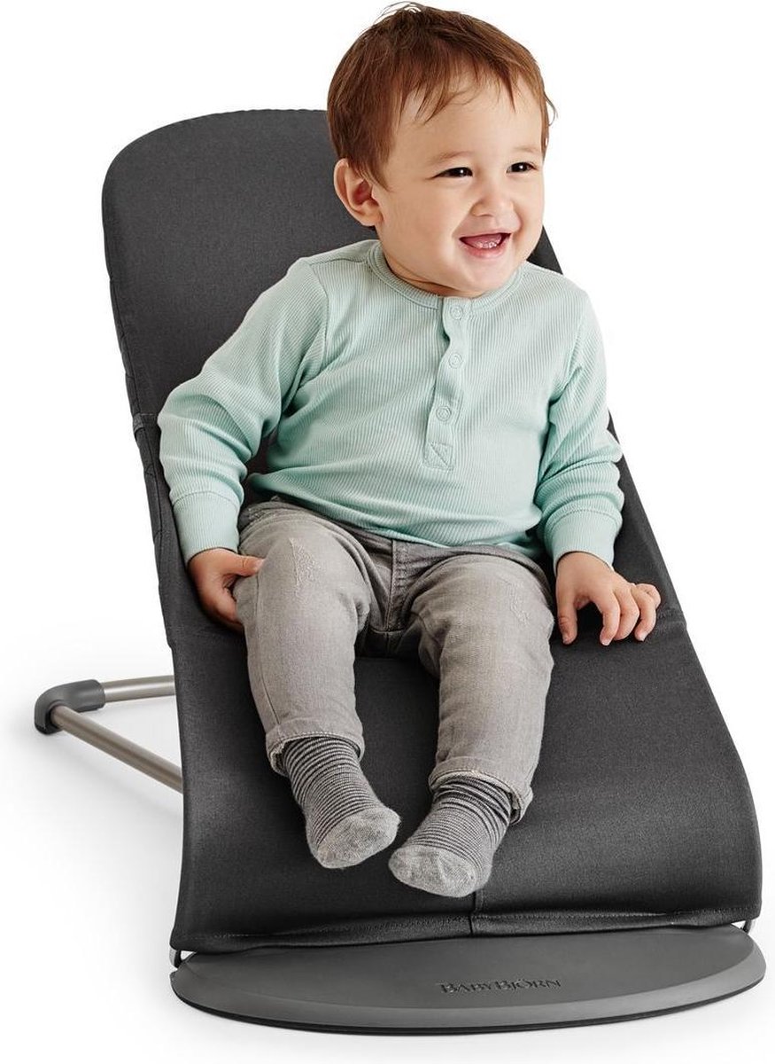 BabyBjorn BabyBjörn Wipstoel Bliss - 3D Jersey - Houtskoolgrijs thumbnail 3