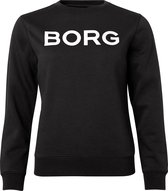 Björn Borg Logo Sweater  - Trui - Sweatshirt - Met Ronde Hals - Dames - Maat XXL - Zwart