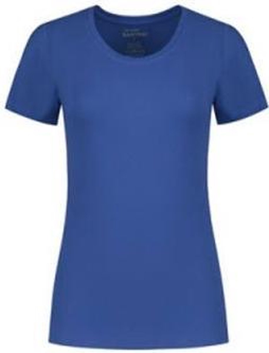 Santino Jive Dames T-shirt Korte mouwen - Stretch - Blauw - XL