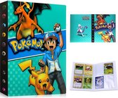 Pokémon Verzamelmap 4 Pocket - 240 Pokemon Kaarten album - Pikachu Ash