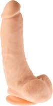 Champs - Fatty Realistiche Dildo met zuignap - 23 cm - Ook voor anaal gebruik - Beige