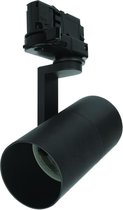 Spectrum - LED Railspot Zwart Tracklight - Universeel 3-Phase - GU10 fitting, verwisselbare spot