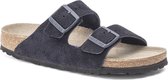 Birkenstock Arizona Suede Blauw Smal Voetbed - Slipper - 1020716 - Maat 39